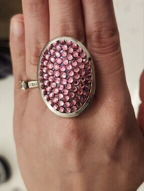 Swarovski Crystal Statement Ring Handmade
